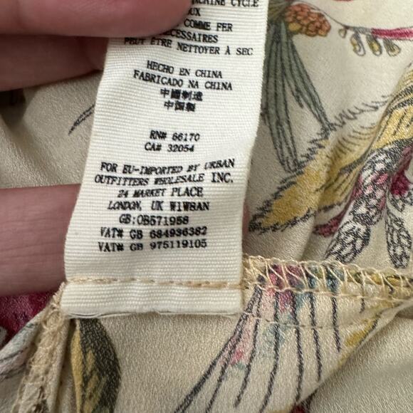 Free People Floral Hummingbird Purple Haze Boho Tunic Size S - Picture 11 of 11